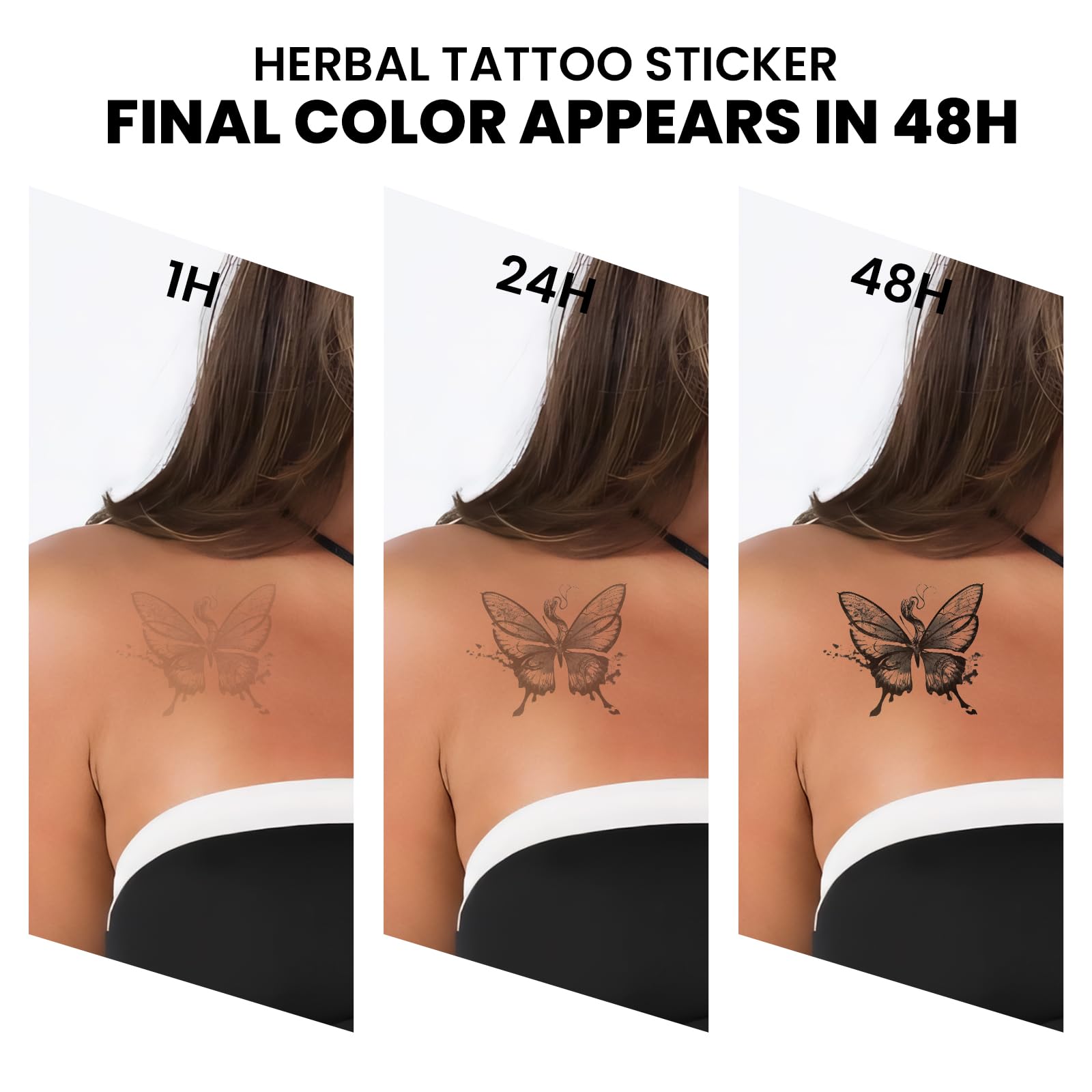 UBICA easy-apply 24h full color tattoo with a simple wet-apply method