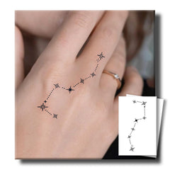 UBICA jagua tattoo Big Dipper on two sheets for long-lasting temporary art