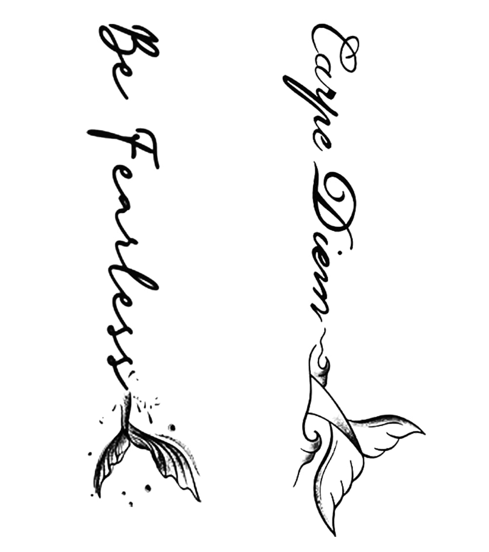 UBICA Minimalist fashion tattoo stickers complement outfits for various occasions.