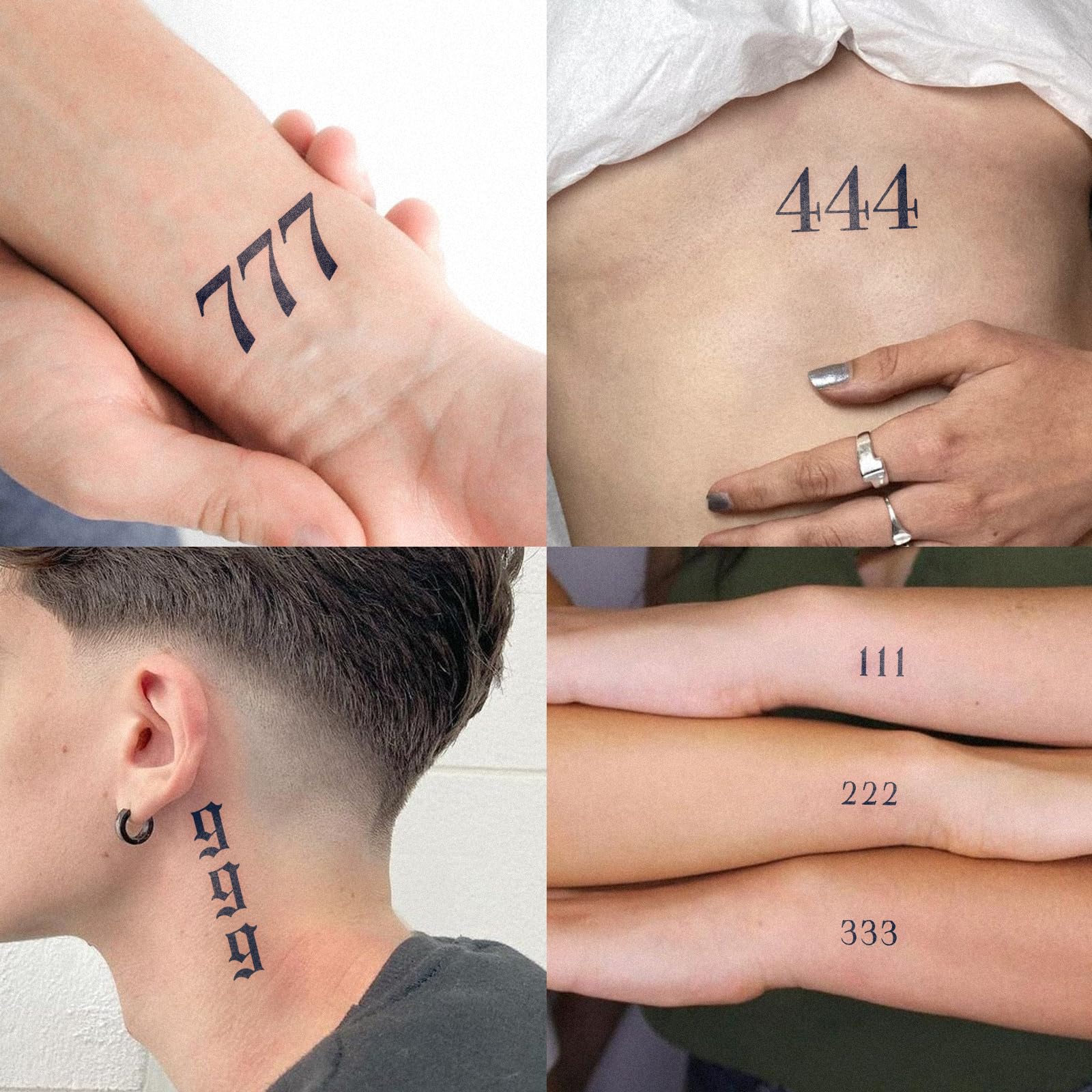 UBICA semi-permanent tattoo highlighting skin-friendly plant-based ingredients
