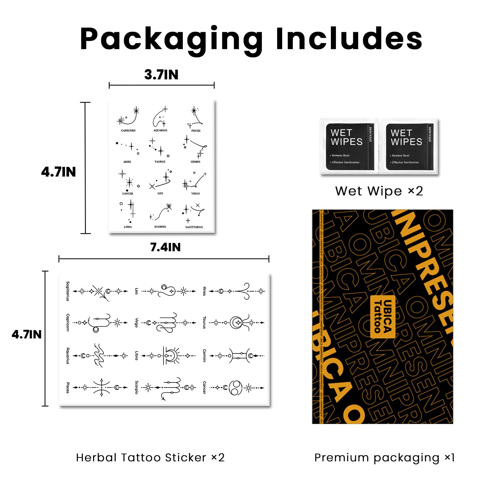 UBICA Tattoo Tech Easy application guide showing quick transfer