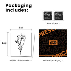 UBICA Tattoo Tech Includes primer wipes for clean application.