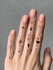 UBICA tiny moon and heart designs for wrist accents