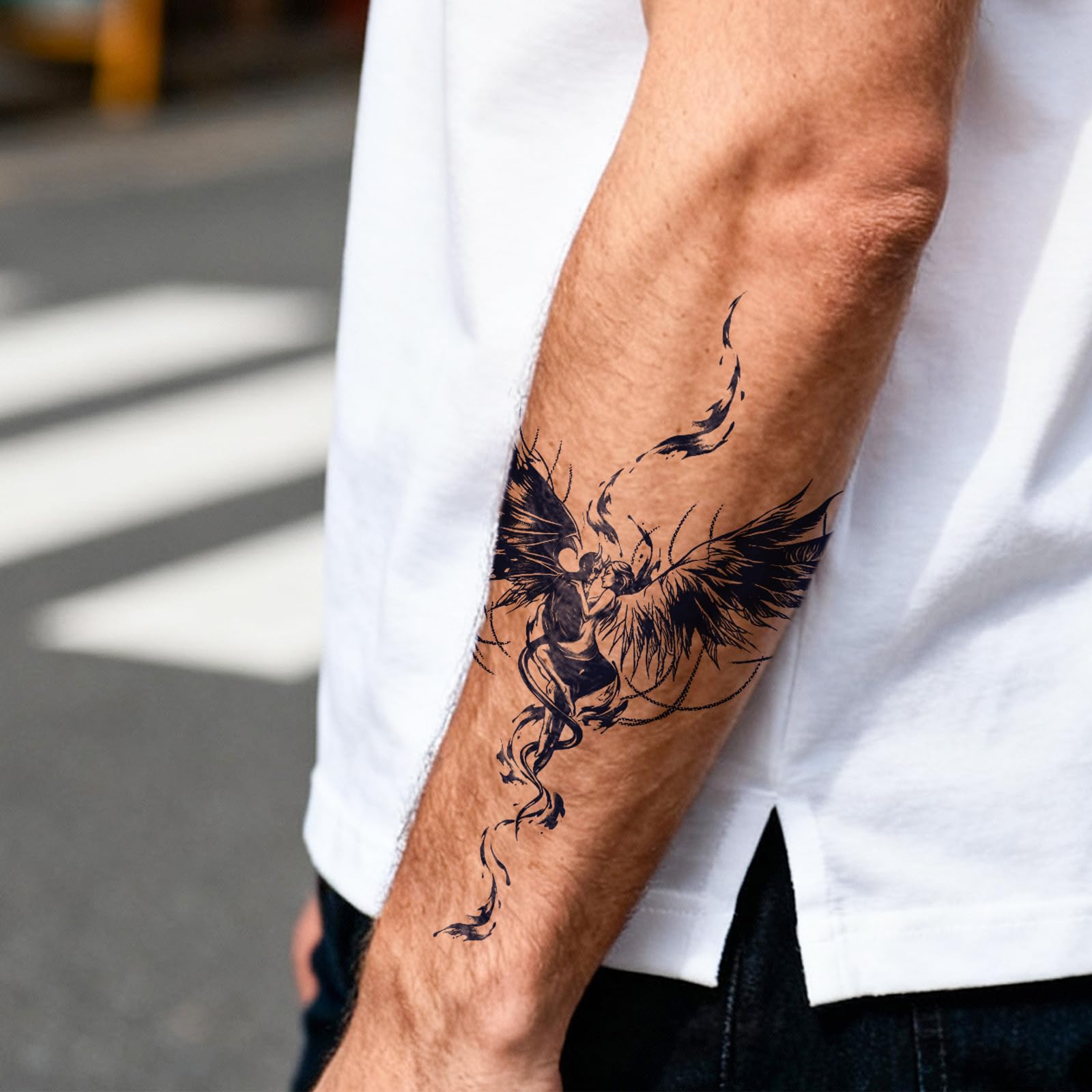 UBICA two sheets herbal tattoos packaged for stylish, ready-to-wear options