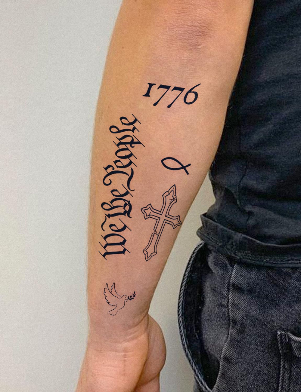 UBICA waterproof temporary tattoo designed for water activities.