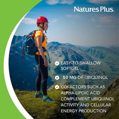 UbiquiMax mitochondrial nutrient blend ingredients graphic