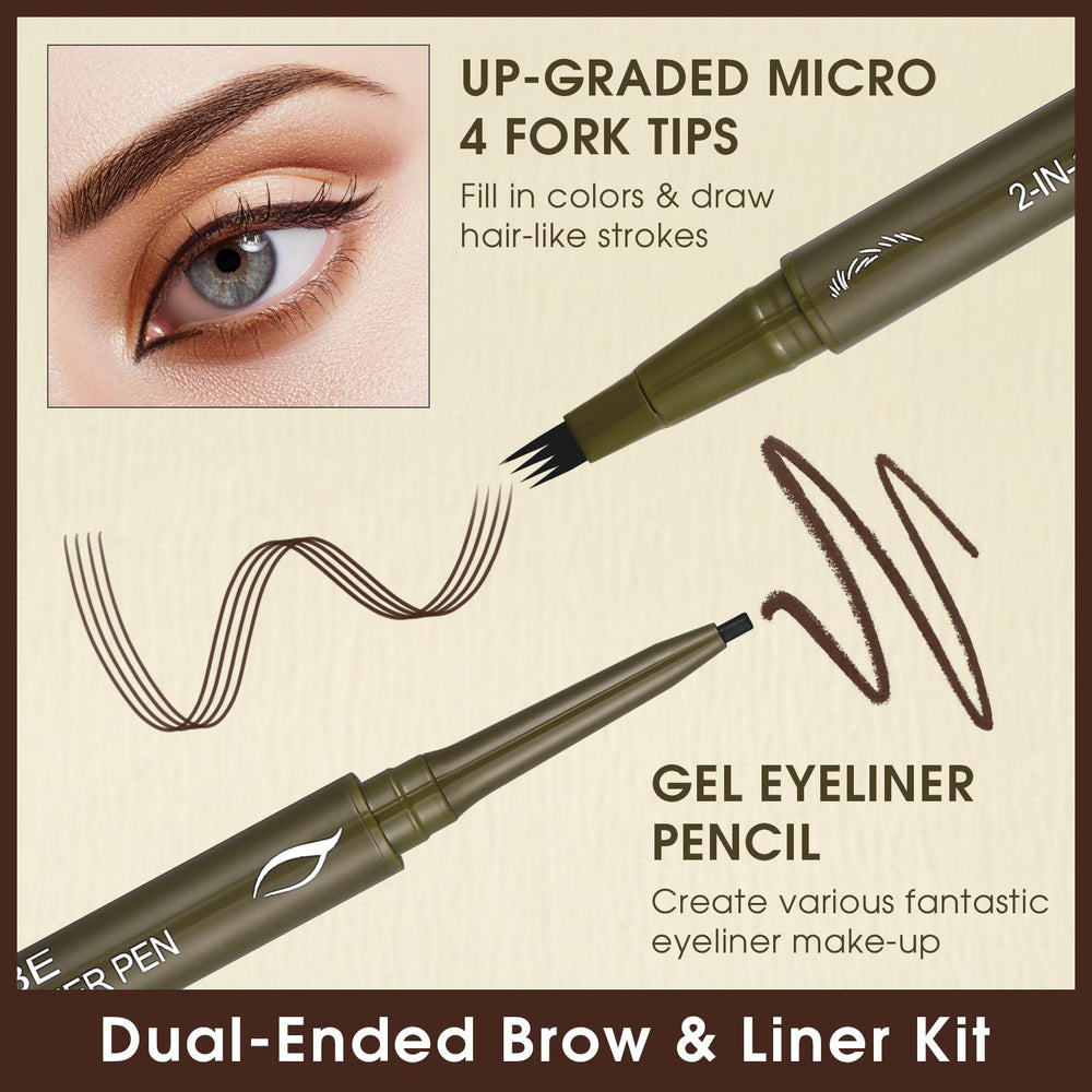 UCANBE Spoolie Brush blends and shapes brows
