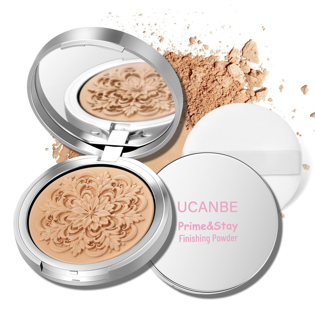 UCANBEMAKEUP SuperFreeze compact front view with all-day oil control