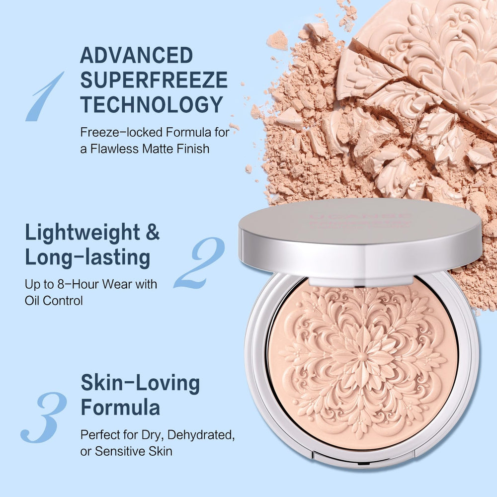 UCANBEMAKEUP SuperFreeze light shade matches fair-to-light tones.