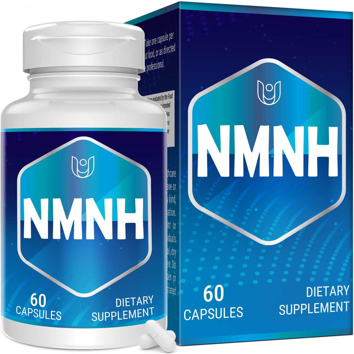Ucessuyy NMNH bottle label – 60 capsules for NAD+ support