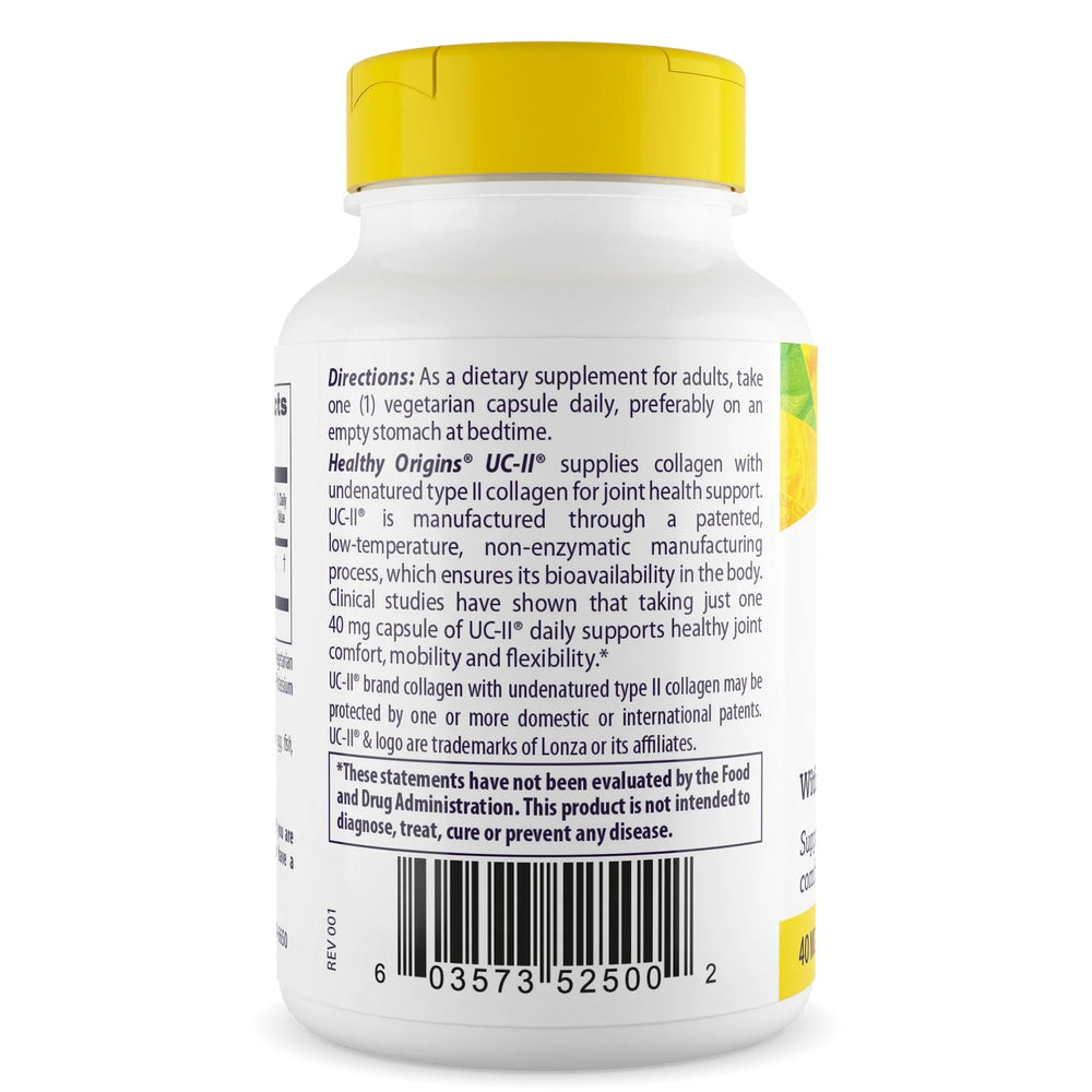 Graphic explaining UC-II undenatured Type II collagen