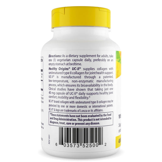 Graphic explaining UC-II undenatured Type II collagen
