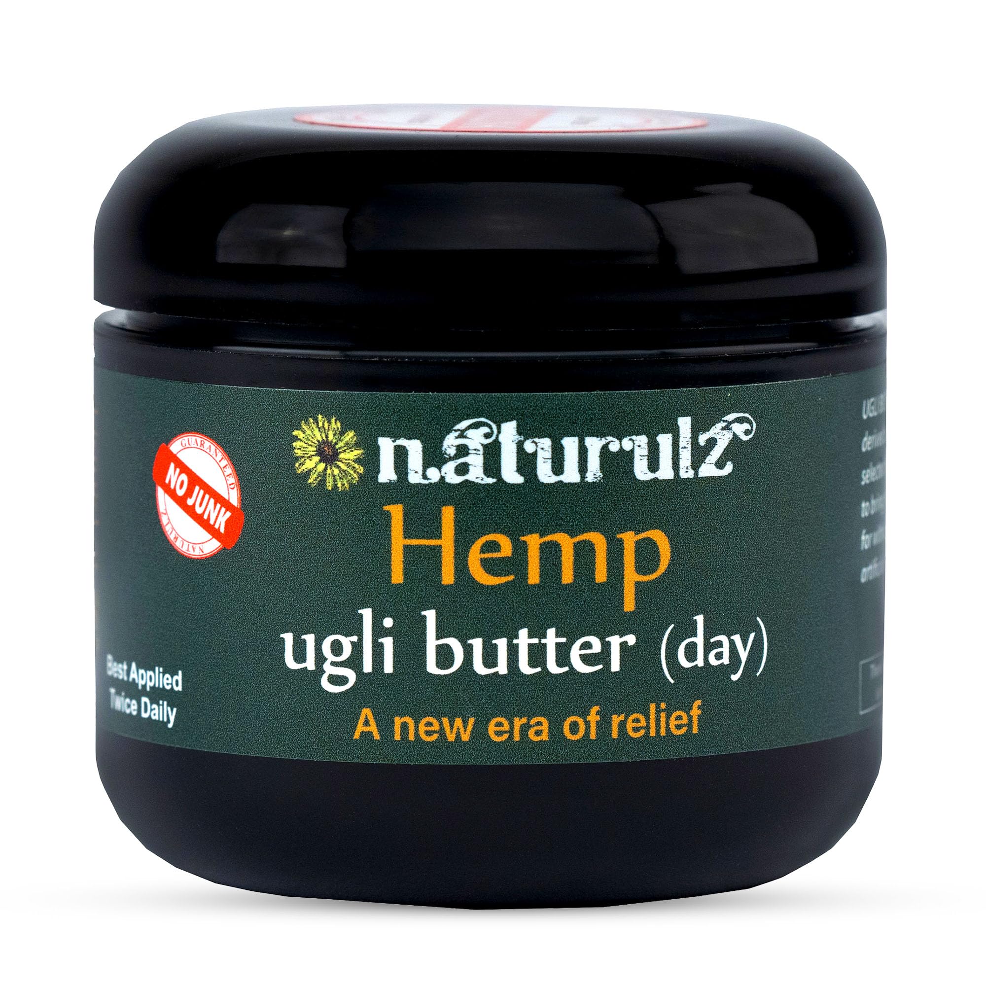 Ugli Butter Daytime Hemp 4oz jar with product label