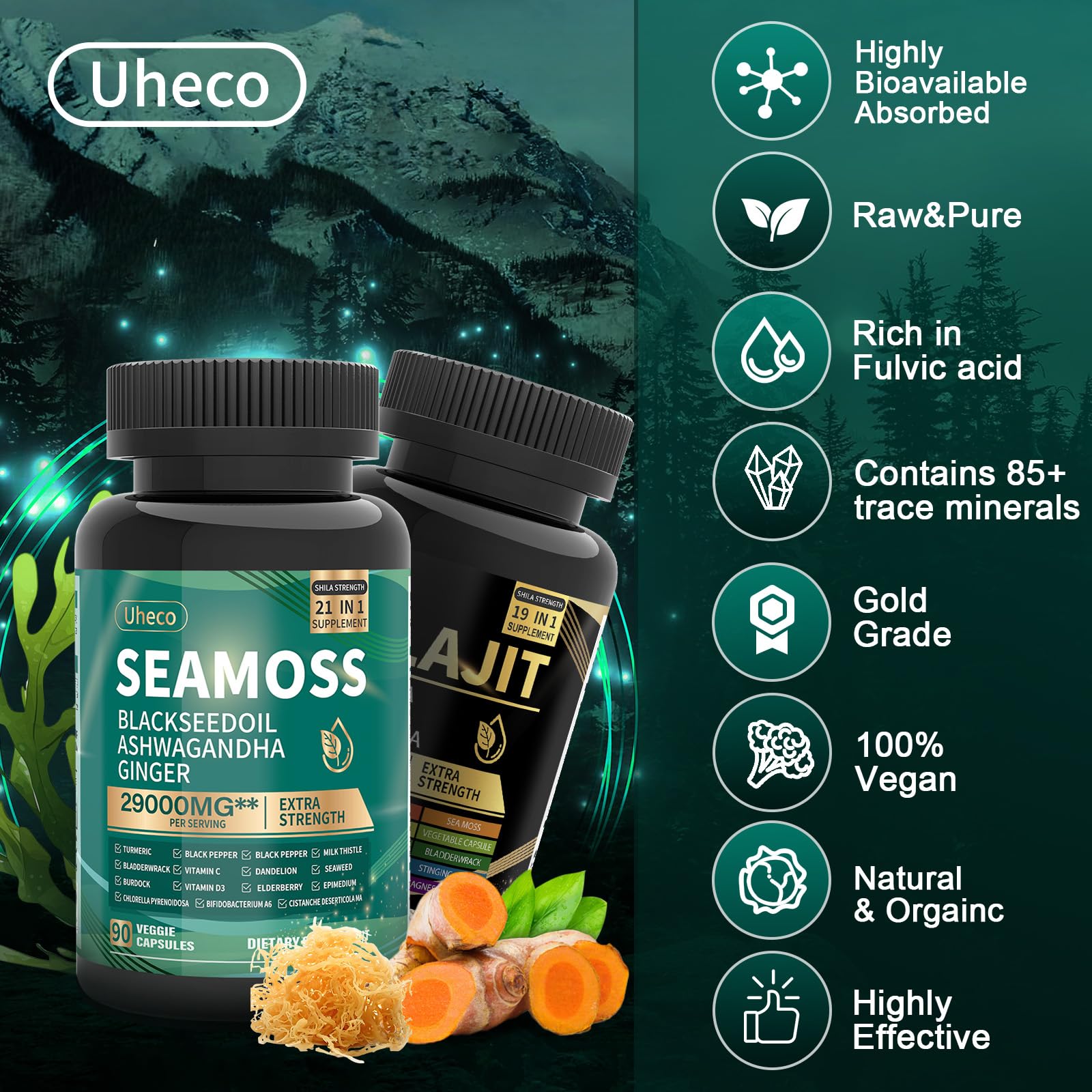 Uheco daily use setup showing simple capsule routine