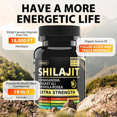 Shilajit capsules with no fillers or heavy metals