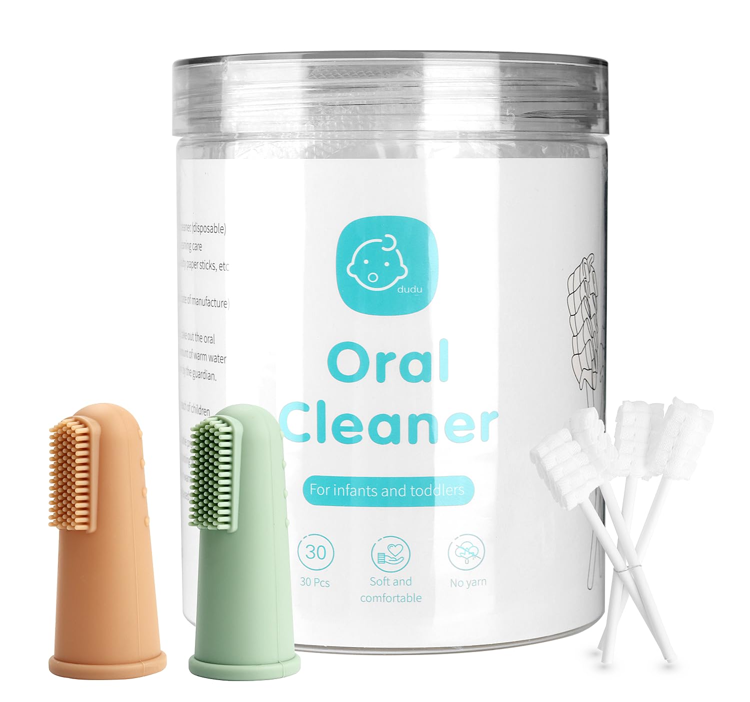 UHFi Baby Toothbrush Kit Clay/Mint – 30 pcs
