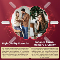 Caffeine and L-theanine for enhanced energy and focus