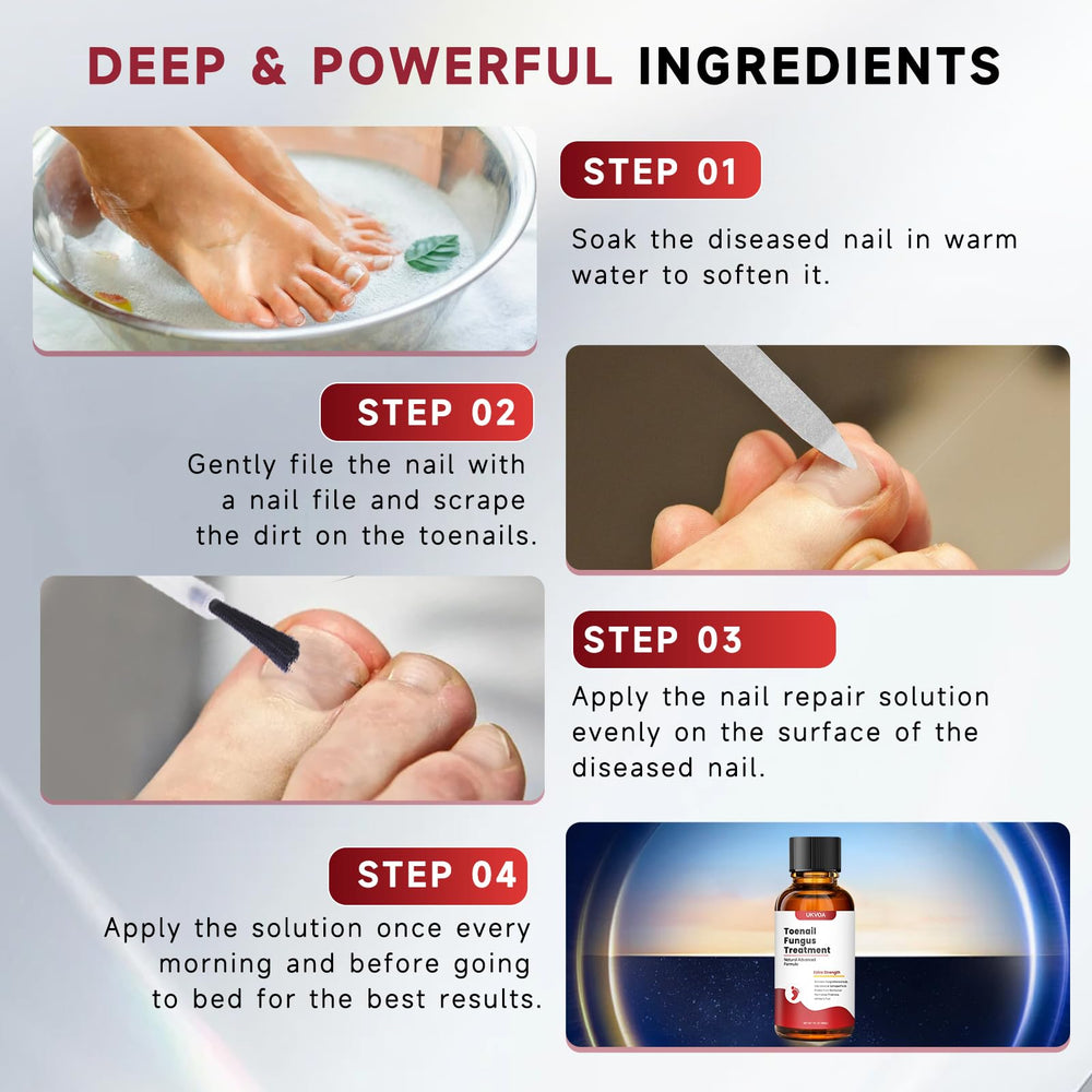 UKVOA safe, natural extracts provide gentle nail and skin care experience.