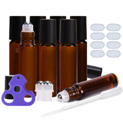 ULG roll-on bottles amber glass protect oils while traveling