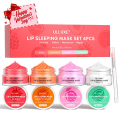 Ulluxe Lip Mask Berry – overnight hydration for soft, nourished lips.