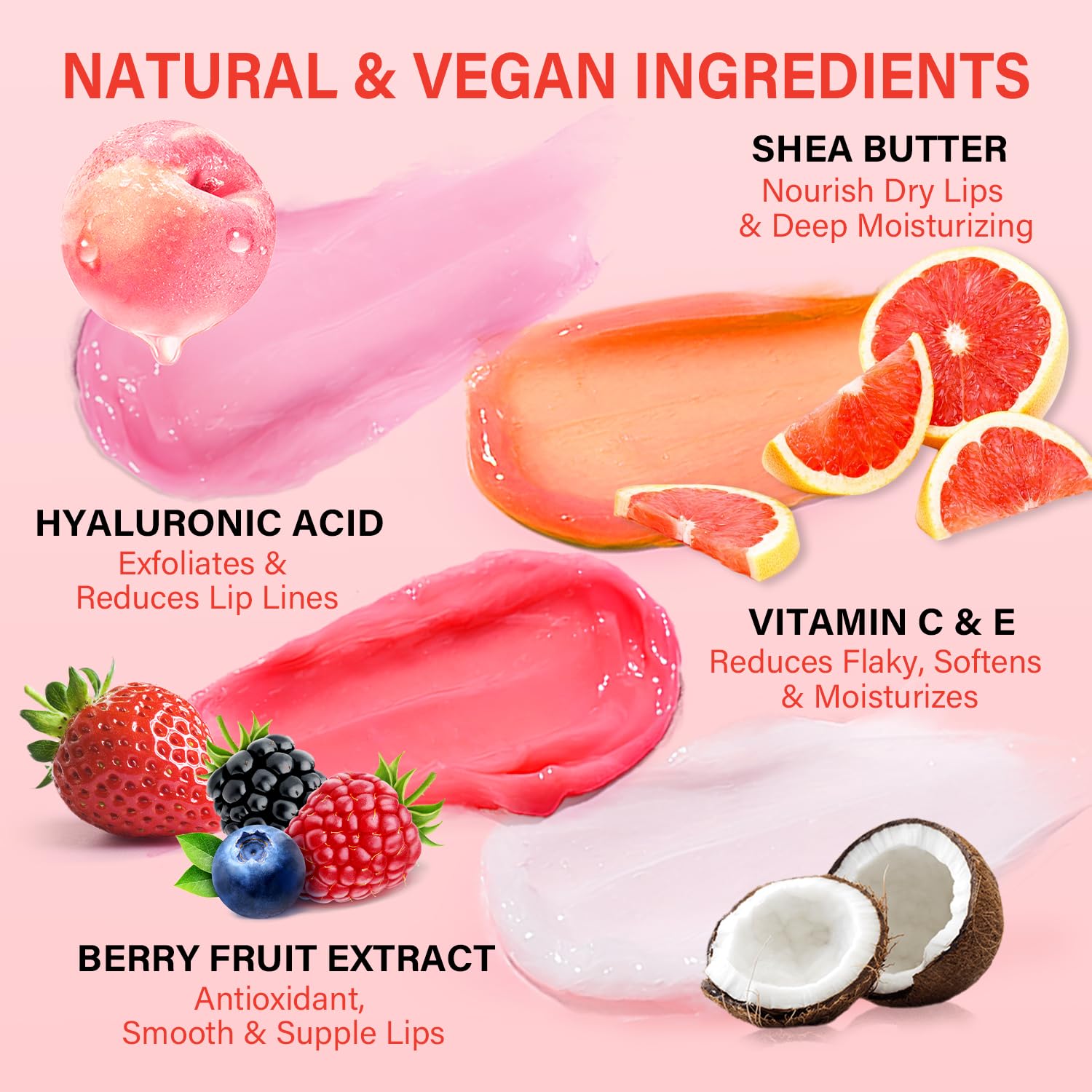 Ulluxe Lip Mask Coconut – tropical hydration for dry lips during travel.