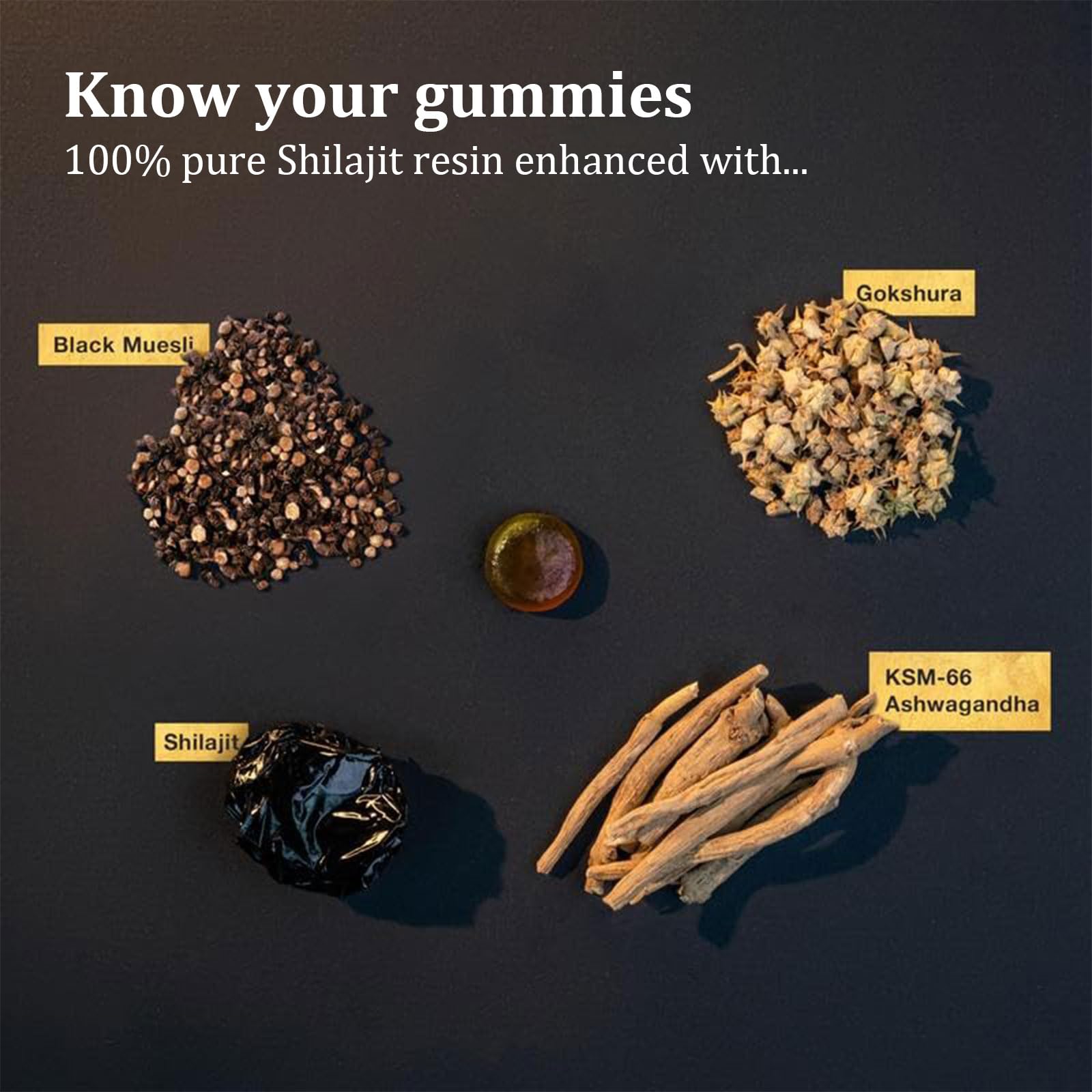 Individually wrapped travel-friendly gummies
