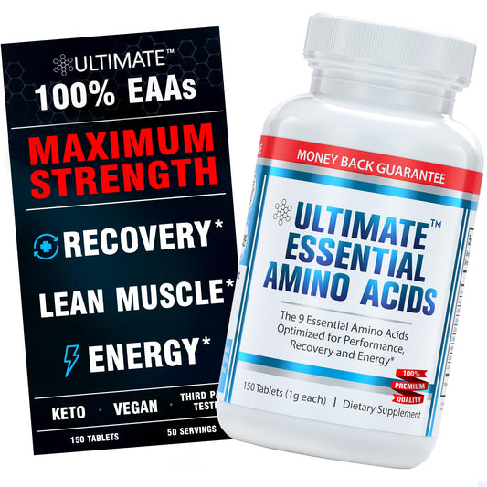 Hero image of Ultimate Essential Amino Acids bottle