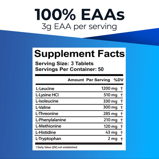 Packaging of Ultimate Essential Amino Acids pills
