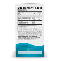 Algae-based Omega-3s with EPA and DHA per serving