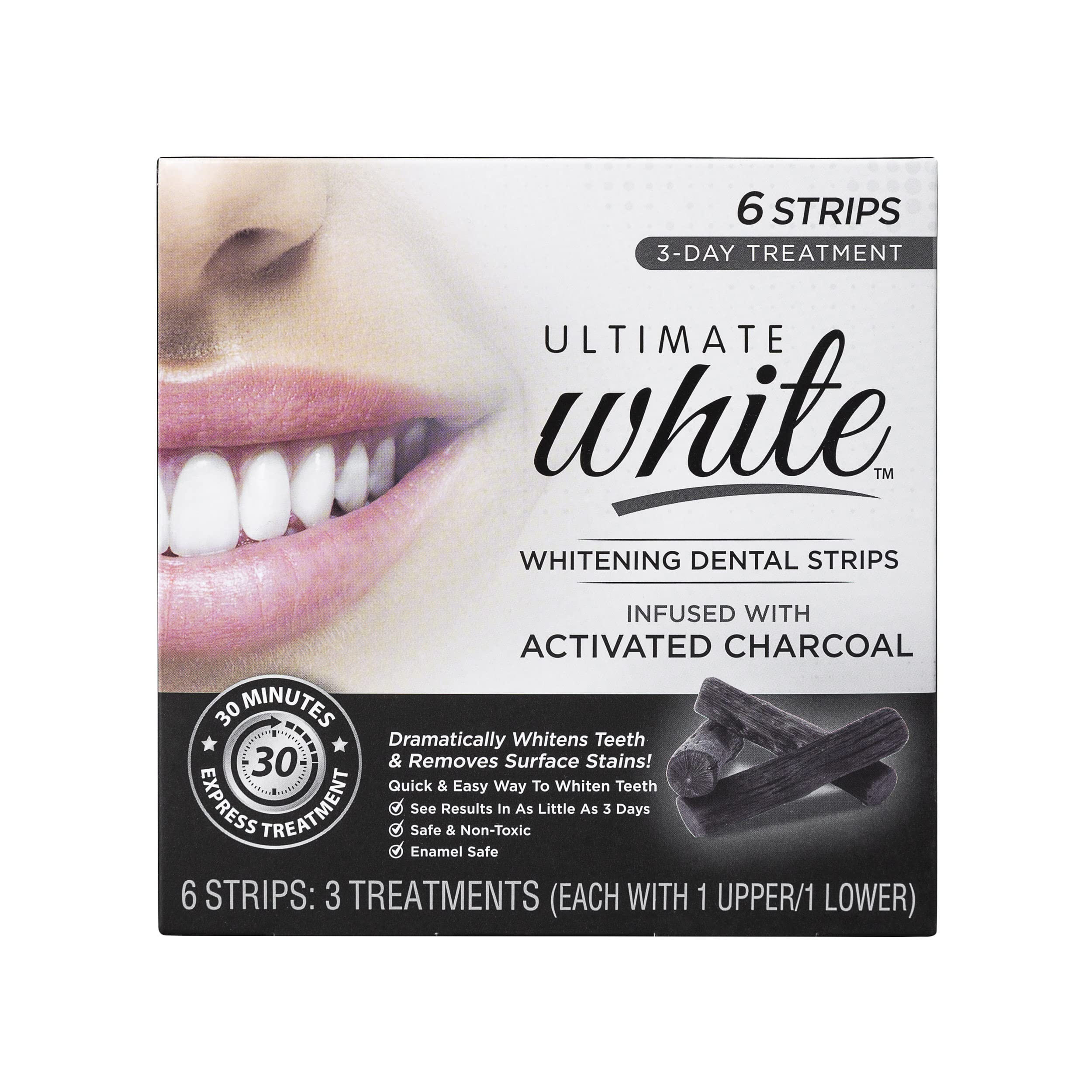 Packaging for Ultimate White Teeth Whitening Strips