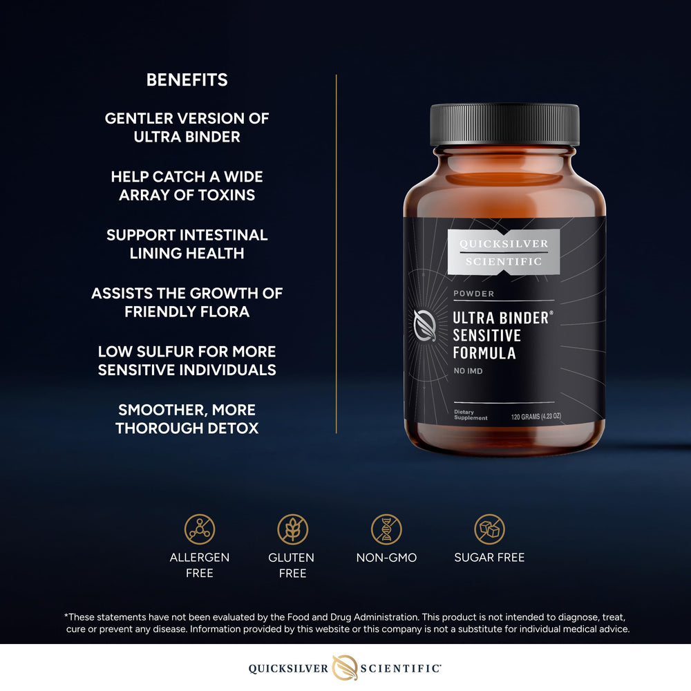 Gluten-free label on Ultra Binder Sensitive Formula