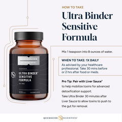 Mixing Ultra Binder in water for gut health support