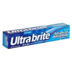 10 pack of Ultra Brite Clean Mint Advanced Whitening Toothpaste 6 oz tubes