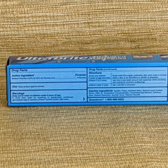 Seven tubes of Ultra Brite Clean Mint toothpaste