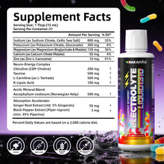 Serving of Neuro Hydration with L-Carnitine and Citicoline