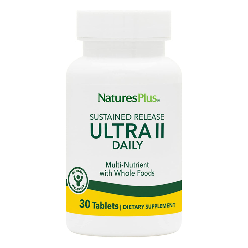 Front view of Ultra II Multi-Nutrient Sustained Release Tablets bottle