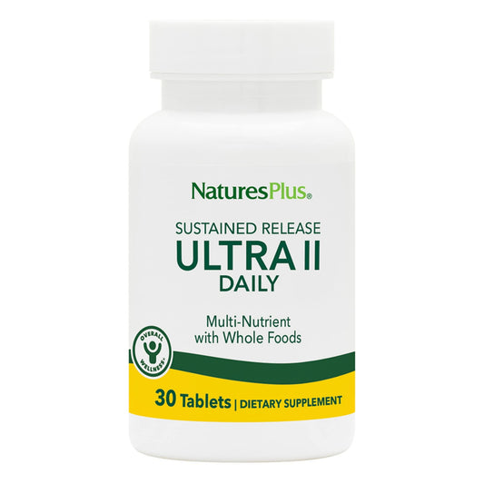 Front view of Ultra II Multi-Nutrient Sustained Release Tablets bottle