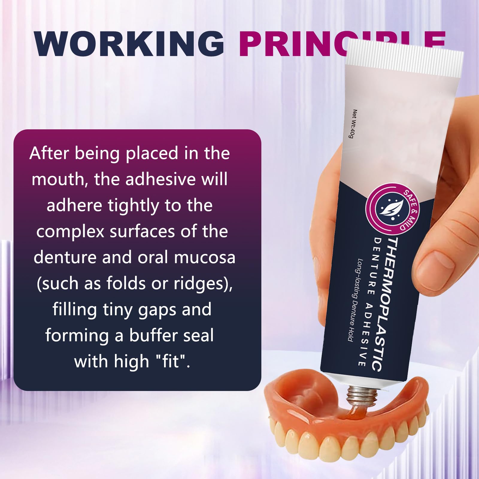 Ultra Max Hold denture adhesive formula