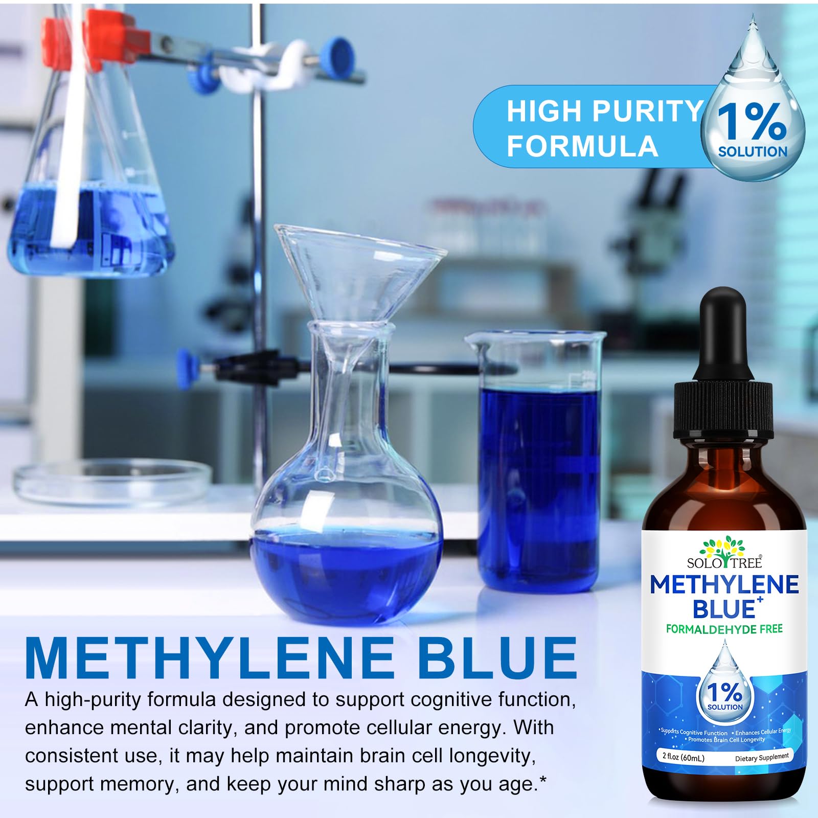 Ingredients and safety information for Ultra Methylene Blue 1% Solution
