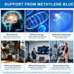 Product label of Ultra Methylene Blue 1% Solution