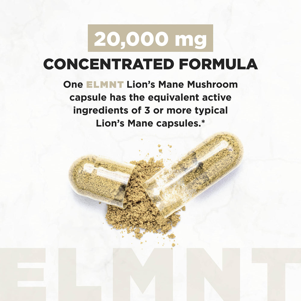 High-concentration Lion's Mane extract (50% polysaccharides) capsule