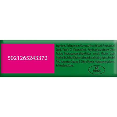 Bottle of Ultra Vitamin D tablets showing label