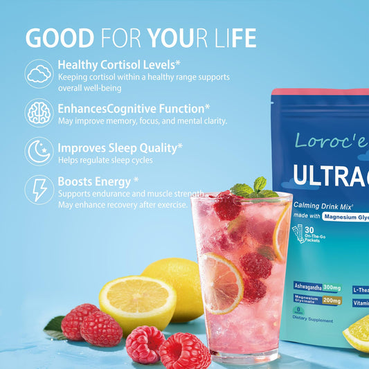Single-serve UltraCalm magnesium powder packet