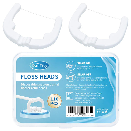Ultraclean Access Flosser Refill Heads — single-use disposable refills in 110PCS pack