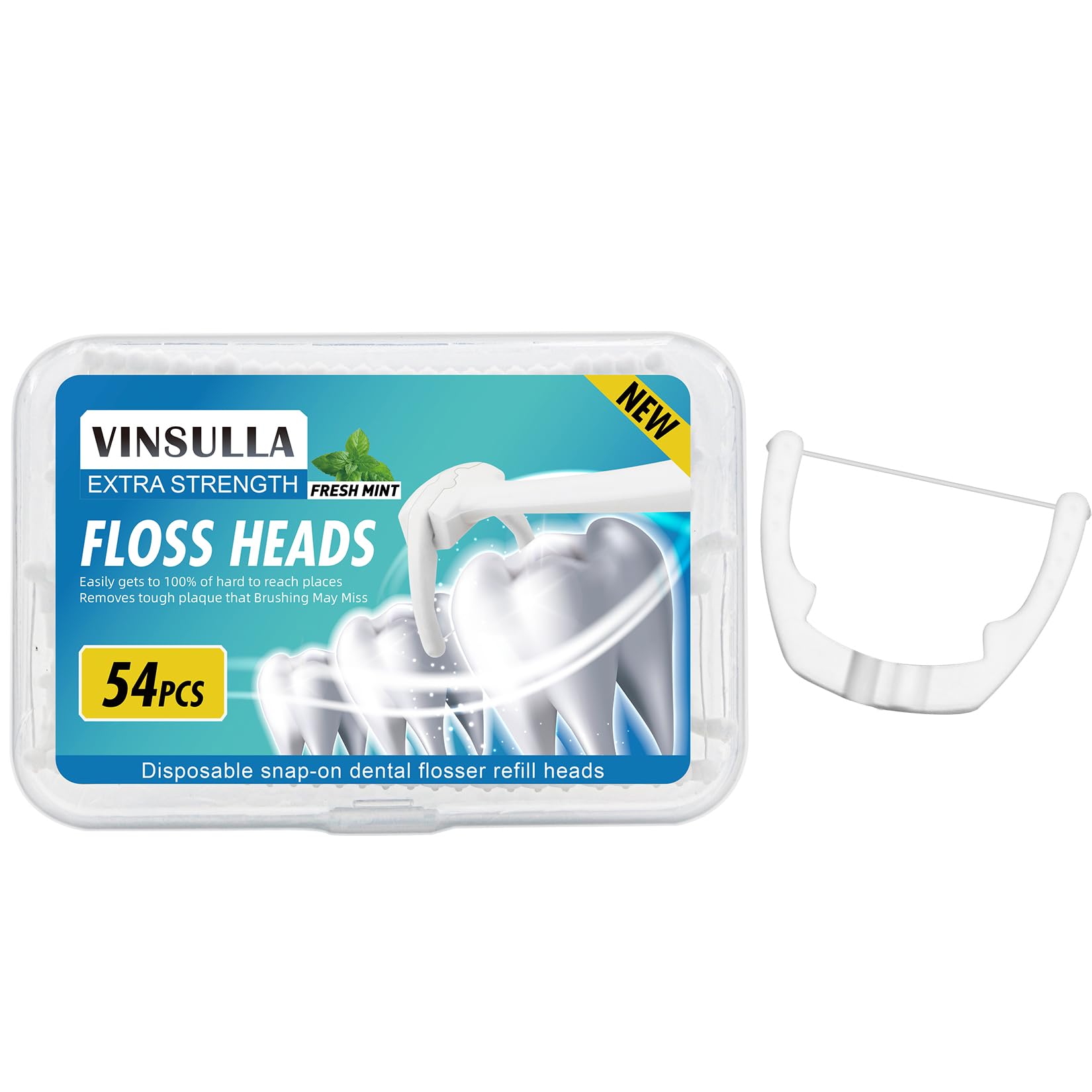Mint Ultraclean Access Flosser refill heads in mint flavor