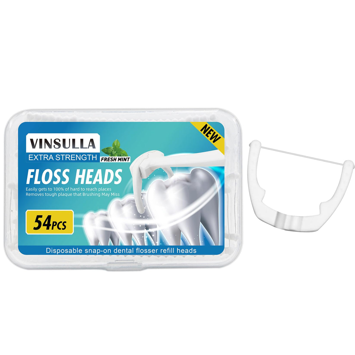 Mint Ultraclean Access Flosser refill heads in mint flavor