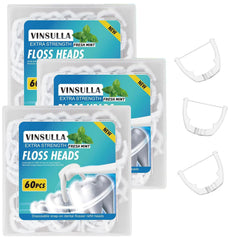 Mint Ultraclean Access Flosser refill heads, 60-count, pack of 3 - image 1