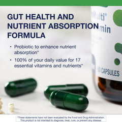 Product label highlighting gluten-free and allergen-free formulation
