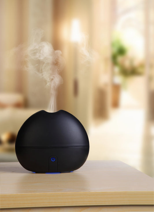 Ultransmit ipple aromatherapy diffuser in black delivering gentle room mist