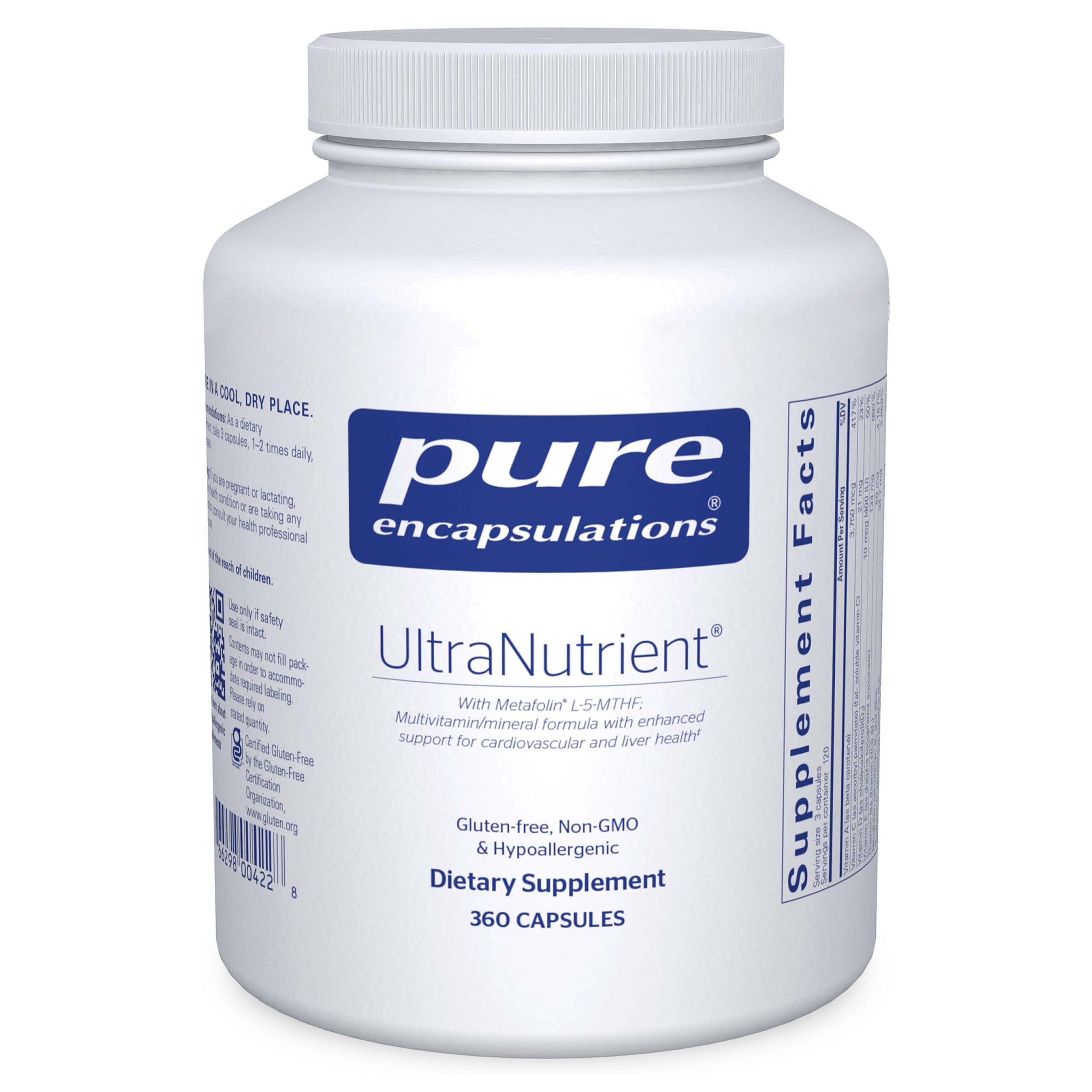 UltraNutrient bottle label